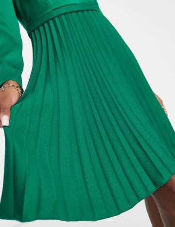 Rochie scurta Closet London, verde Verde