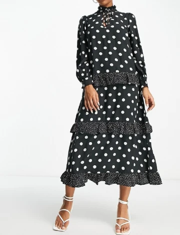Rochie medie New look, negru Negru