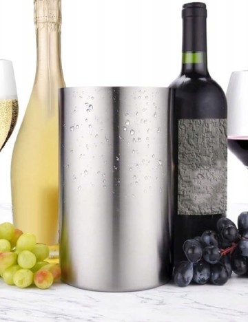 Frapiera pentru vin cu perete dublu Zd Trading, argintiu