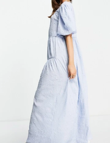 Rochie lunga Vila, albastru
