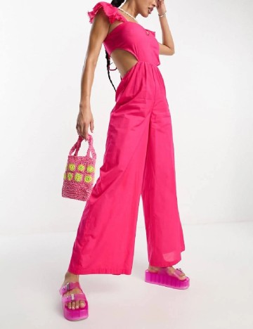 
						Salopeta ASOS, roz