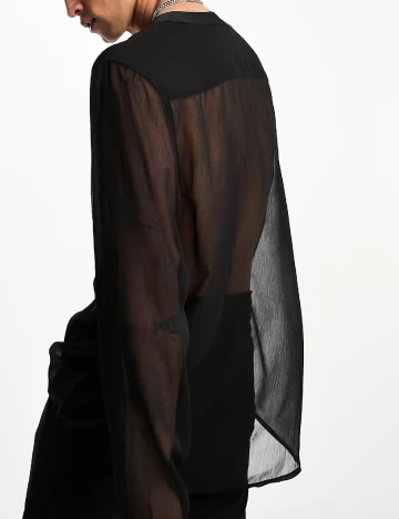 Camasa ASOS, negru