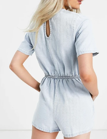 Salopeta Miss Selfridge, bleu deschis