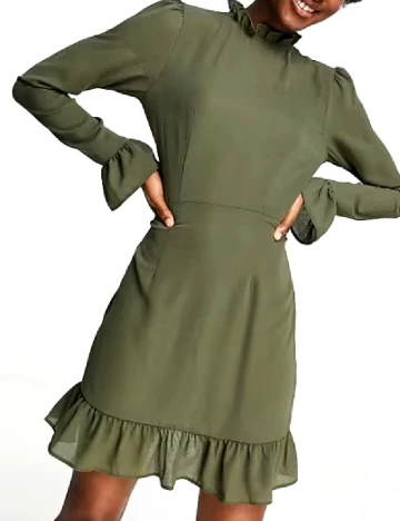 Rochie scurta ASOS, verde