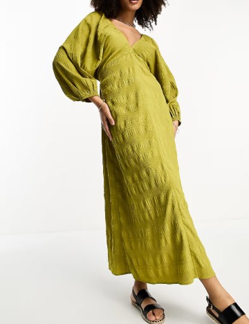 
						Rochie lunga ASOS, verde