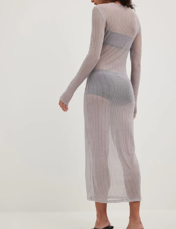Rochie medie NA-KD, gri