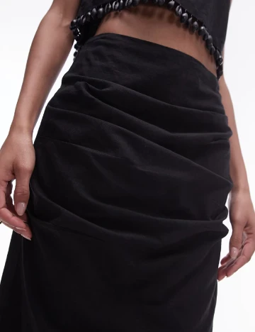 Fusta Top Shop, negru Negru