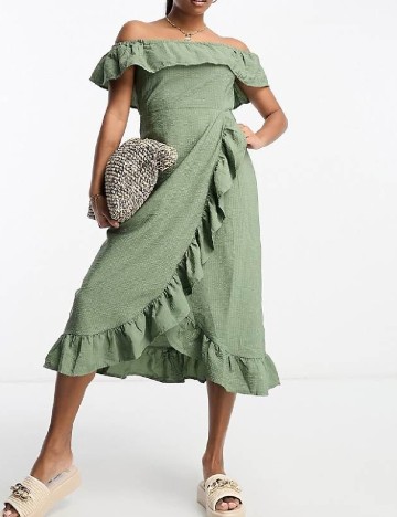 
						Rochie medie River Island, verde