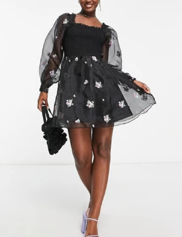 Rochie scurta Miss Selfridge, negru