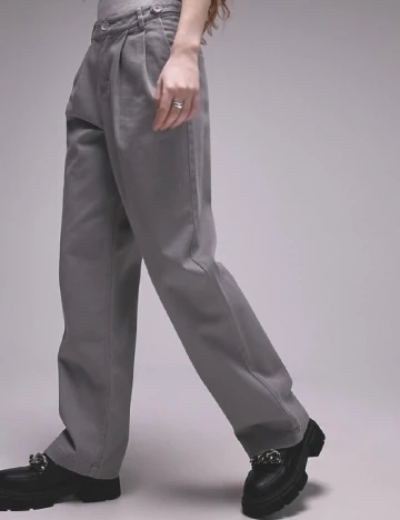 Blugi Top Shop, gri Gri
