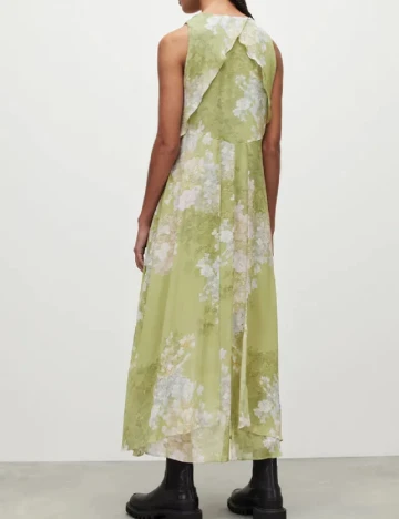 Rochie medie ALLSAINTS, verde