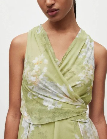 Rochie medie ALLSAINTS, verde