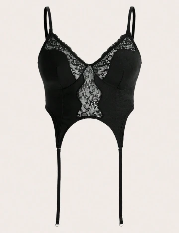 Top SHEIN CURVE, negru Negru