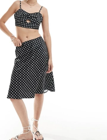 Fusta ASOS, negru