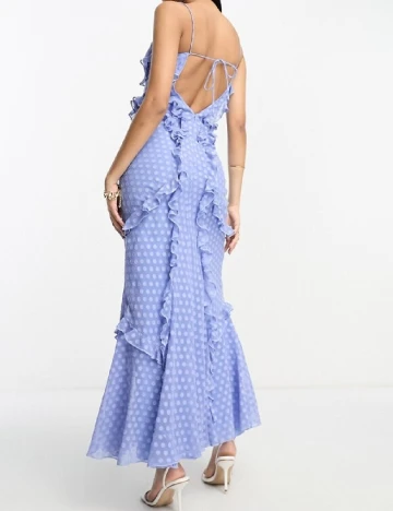 Rochie lunga ASOS, albastru