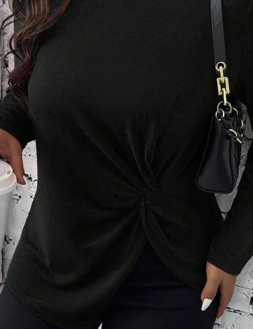 Bluza SHEIN CURVE, negru Negru
