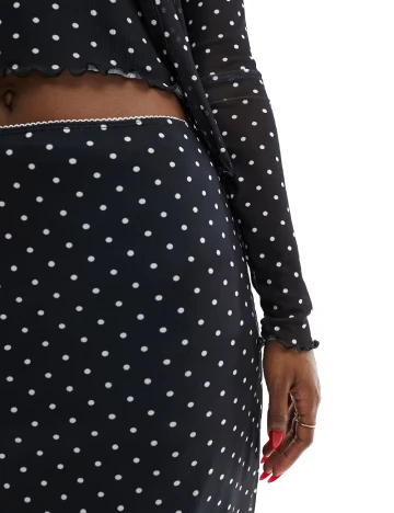 Fusta ASOS, negru