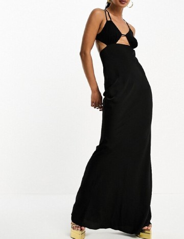 
						Rochie lunga ASOS, negru