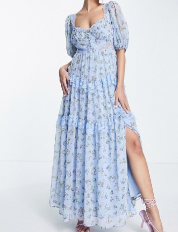 
						Rochie lunga Asos Maternity, albastru