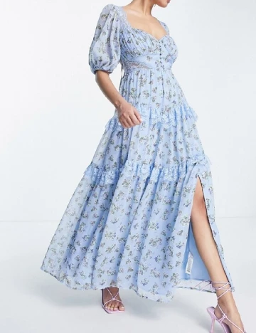 Rochie lunga Asos Maternity, albastru