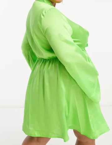 Rochie scurta River Island Plus Size, verde