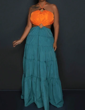 Rochie lunga SHEIN, turcoaz
