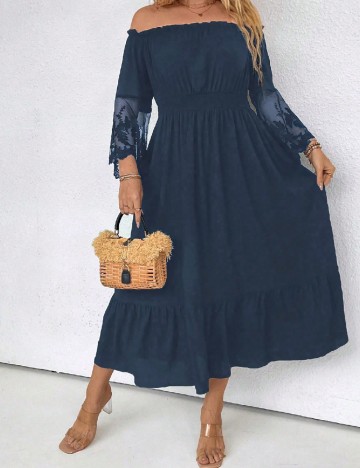 
						Rochie lunga SHEIN CURVE, bleumarin