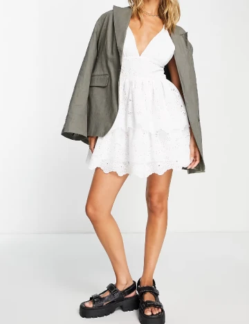 Rochie scurta Top Shop, alb