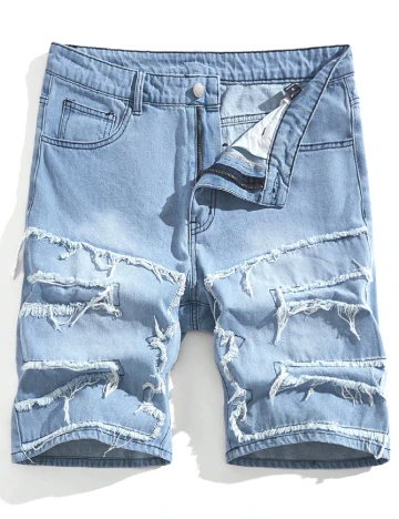 Pantaloni scurti SHEIN, albastru