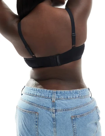 Sutien ASOS Curve, negru Negru
