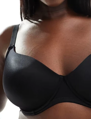 Sutien ASOS Curve, negru Negru