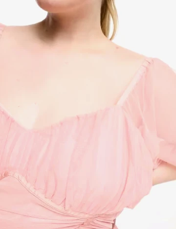 Rochie scurta Simply Be Plus Size, roz