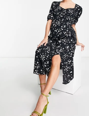 Rochie medie Nobody s child Maternity, negru