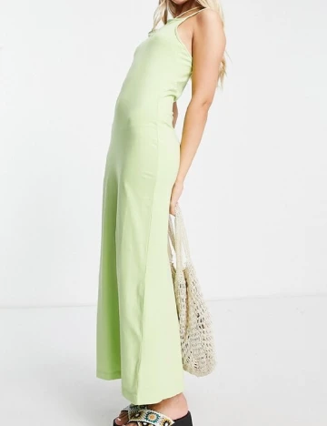 Rochie lunga Weekday, verde Verde