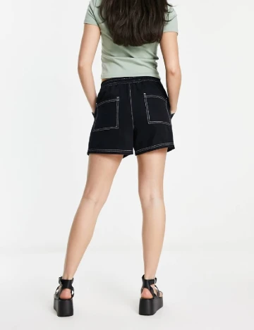 Pantaloni scurti ASOS, negru