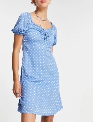 Rochie scurta Only, albastru