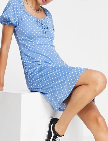 Rochie scurta Only, albastru