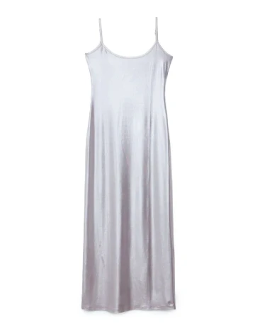 Rochie medie Stradivarius, argintiu