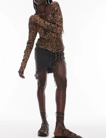Bluza Top Shop, animal print