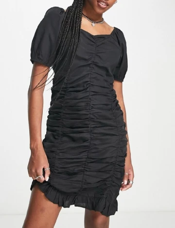Rochie scurta fire&glory, negru Negru