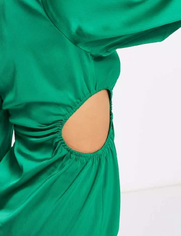 Rochie scurta Lola May, verde Verde