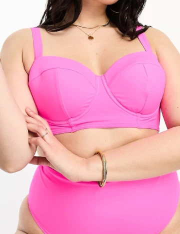 Sutien ASOS Curve, roz Roz