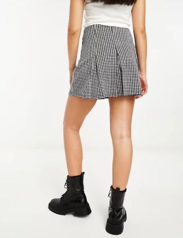 Fusta ASOS, alb/negru