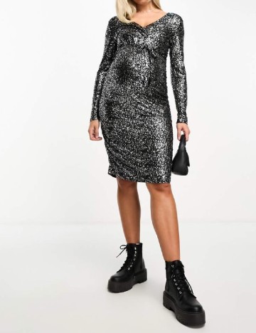 
						Rochie scurta Mamalicious, negru