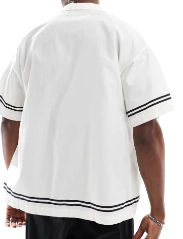 Camasa Oversize Adpt, alb Alb