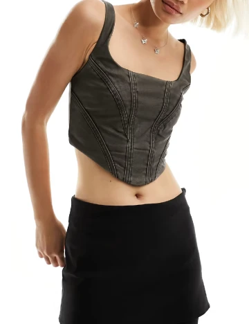 Top Stradivarius, gri Gri