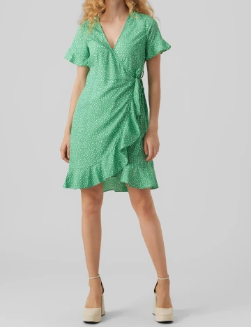 Rochie scurta Vero Moda, verde