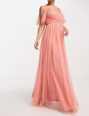 
						Rochie lunga Anaya with love, roz