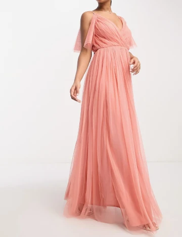 Rochie lunga Anaya with love, roz Roz