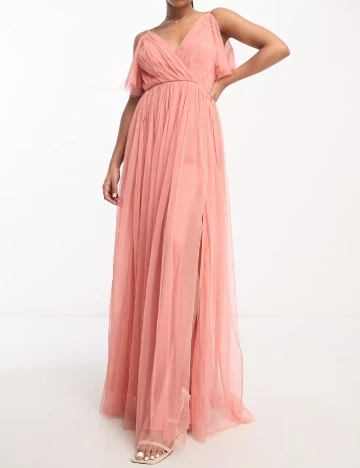 Rochie lunga Anaya with love, roz Roz